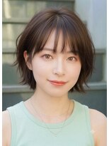 リークフー(Ree cu fuu) 大人ボブ透明感カラー夏カラー春カラーブリーチ無しカラー
