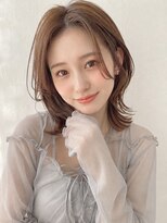 リア トーキョー(Lia TOKYO)&nbsp;【工藤武士】シースルーバングと外ハネの柔らかミディアムヘアー