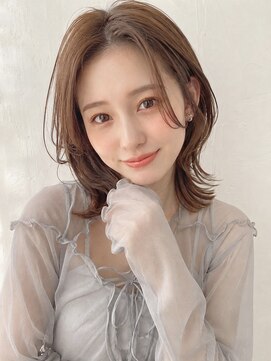 リア トーキョー(Lia TOKYO) 【工藤武士】シースルーバングと外ハネの柔らかミディアムヘアー