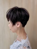 リファインド(REFINED)&nbsp;刈り上げハンサムショート／白髪を自然にカバー／白髪ぼかし