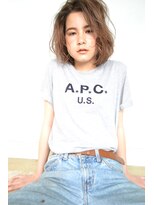 バロック(BAROQUE)&nbsp;ドライウェーブ■立川20代30代ハイライトブリーチダブルカラー