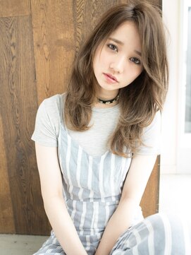 ローラン(ROULAND) セミロングゆる巻き風デジタルパーマバレイヤージュ