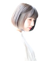 ヘアサロンエム 川越(HAIR SALON M)&nbsp;インナーカラー☆ネイビーボブ