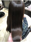オーシャンイルミナカラーのツヤ髪