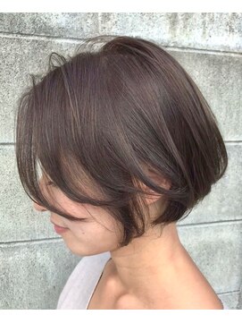 ステイシー(STACY) STACY 丸みショートx大人かわいい xベージュカラーx 大人ボブ