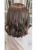 リンクリンク バイ エール 生駒(LINK LINK by aile)&nbsp;初カラーの黒髪の方でもアディクシーでシアベージュに♪