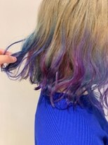 ネオヘアー 曳舟店(NEO Hair)&nbsp;裾ユニコーンカラー（曳舟）