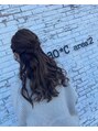 ナオシ エリアツー 北大和店(nao c area2) ふんわりルーズ感をだして今流行りのハーフアップです!