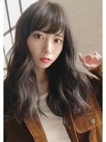 チョビー(Chobii)&nbsp;デジタルパーマロングヘアカタログゆるふわ透明感韓国風/栗原110