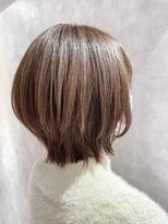 アイディール(:ideal)&nbsp;20代30代40代☆レイヤーボブ×ミルクティーグレージュ☆