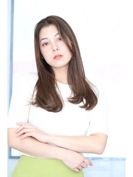 ワールドビューティビバルト 宝塚店(WORLD BEAUTY VIVALTO) 30代・40代・50代ミルクティーベージュ×レイヤーセミ