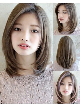 アフロート ルヴア(AFLOAT RUVUA) 30/40/50/60代★【髪質改善】でー5歳♪サラッとレイヤーカット