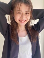 ラレイ(Lalei) 美髪ストレートロングヘア×グレーベージュ