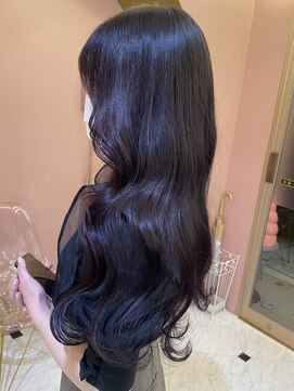 フィッシュ(fish) 艶ロング*韓国風ラベンダー