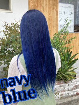 ドット ヘアー ジェム(dot.hair gem) ネイビーブルー