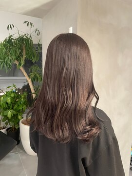 ガリカ 渋谷(Gallica) 【小岩井美希】大人透明感暗髪ラベンダーベージュ/ブリーチなし