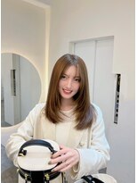 ヌイ 横浜(nui)&nbsp;エンレイヤー_前髪マチルダボブピンクベージュ