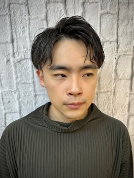 ヘアサロン 銀座マツナガ新宿店(hair salon) 理容室×色気ツーブロック【新宿/理容室/メンズショート】