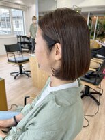 オーシャン(Ocean)&nbsp;[OCEAN Hair&Life藤原純]お手入れ簡単ボブ/透明感カラー☆