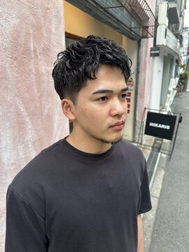 ヒカリスヘアー 吹田店 ショート×パーマ