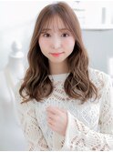 カーキベージュ外国人風小顔グラマラスロングa越谷20代30代40代