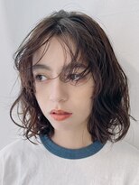 ノイ(noi) 顔周りレイヤーカットくびれヘアミルクティーベージュカラー