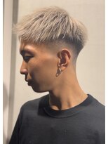 メンズバイココテラス 豊中(men's by cocoterace) ジェットモヒカン/メンズカット/アップバングショート