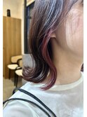 ピンクインナーカラー