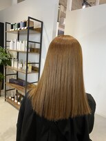 イブー(hibou)&nbsp;ブリーチなしで明るくできるWカラーでベージュカラー