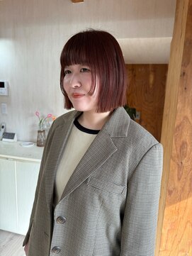 チル(chill) ボブ+顔まわりカット[いわき]