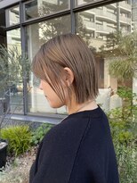 ルーイ(LOUIE)&nbsp;◯ milk tea beige × mini bob ◯