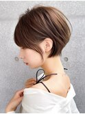 ショートヘア/分け目なし/イメチェン/30代40代50代/表参道