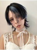 ポイントカラー デザインカラー　ブリーチ　azu