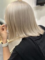 マグサロンギャラリー(Mag salon gallery)&nbsp;20代30代大人可愛いダブルカラーブリーチハイトーンカラー