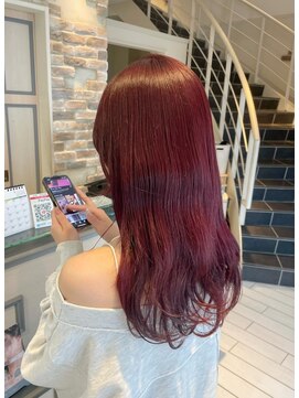 ブリッジ バイ ネオリーブ 綱島店(bridge by neolive) 日吉/綱島　チェリーブラウンミニウルフデジタルパーマ