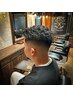 【フェードスタイル】シェービング+眉カット+シャンプー＋スタイリング