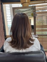 ロッソバイアルター 鎌取(ROSSO by aL-ter)&nbsp;【ホワイトグレージュ/ミニウルフ/デジタルパーマ】千葉香奈