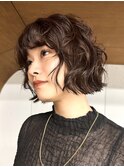 ドライパーマボブ