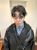 パープル(PURPLE)&nbsp;メンズパーマ/ハンサムショート/メンズカット