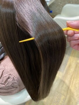 ミエル ヘア 新宿(miel hair) 【自然な美髪を求める方】トステア韓国風ストレート＋TOKIO