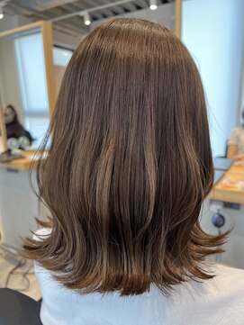 リモ 藤沢(rimo) アッシュベージュミルクティーカラー/藤沢美容室/ブリーチなし