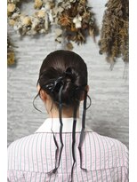 マナミメイク(manami make)&nbsp;リボンかちもりヘア