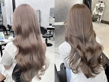 マーシュ 梅田(marshu)の写真/【大阪梅田駅徒歩5分/中崎町駅徒歩1分】cut+color￥5900/inner color￥7500♪ブリーチなしWカラー[半個室]