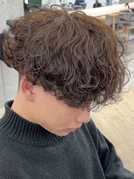 ノード(NODE) 波巻きスパイラルツイストスパイラルパーママッシュメンズヘア
