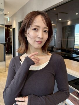 ケーツー エソラ池袋店(K-two) 大人ロブレイヤー×外はね*レイヤーボブ*大人ボブ*顔周りカット