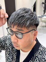 バース 梅田中崎町店(BIRTH)&nbsp;50代40代白髪ぼかしシルバーメッシュバレイヤージュ