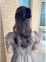 サロンドミルク 原宿(salon de MiLK) ハーフアップヘアセット