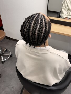 ヌーク 押上店(NooK) 地毛コーンロウ/コーンロウ/特殊ヘア/メンズ