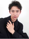 【La fith】メンズカット×スパイキーショート×アップバング