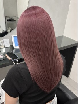 ヴィヒタ 川越 本川越(VIHTA.) ブリーチダブルカラーピンクラベンダー川越本川越
